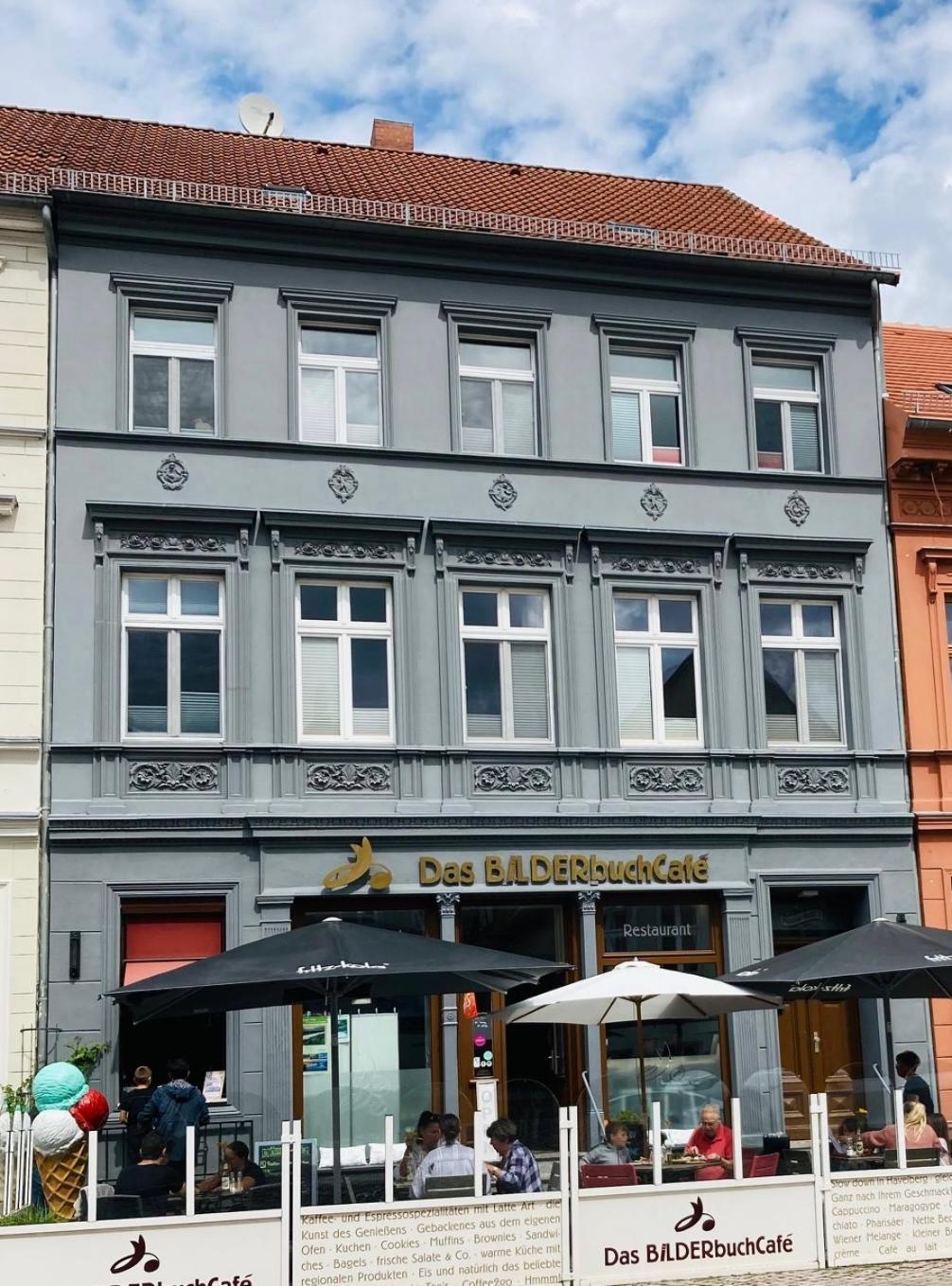 Das Bilderbuchcafe - Ferien Apartment No 5 - Markt 7 ฮาเวลแบร์ก ภายนอก รูปภาพ