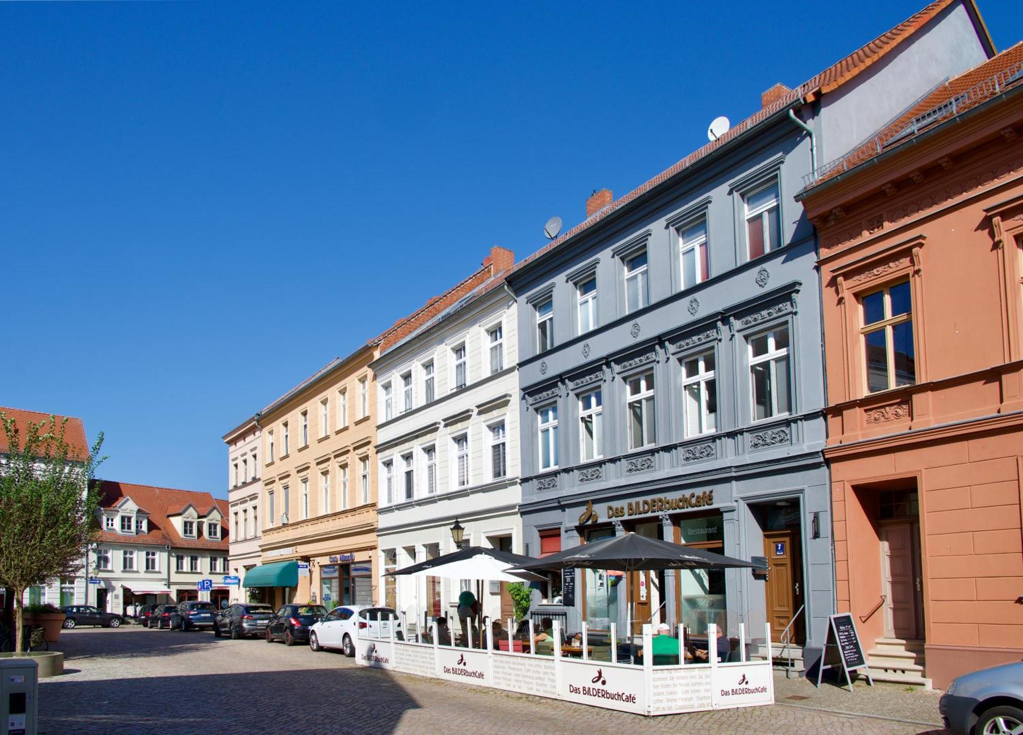 Das Bilderbuchcafe - Ferien Apartment No 5 - Markt 7 ฮาเวลแบร์ก ภายนอก รูปภาพ